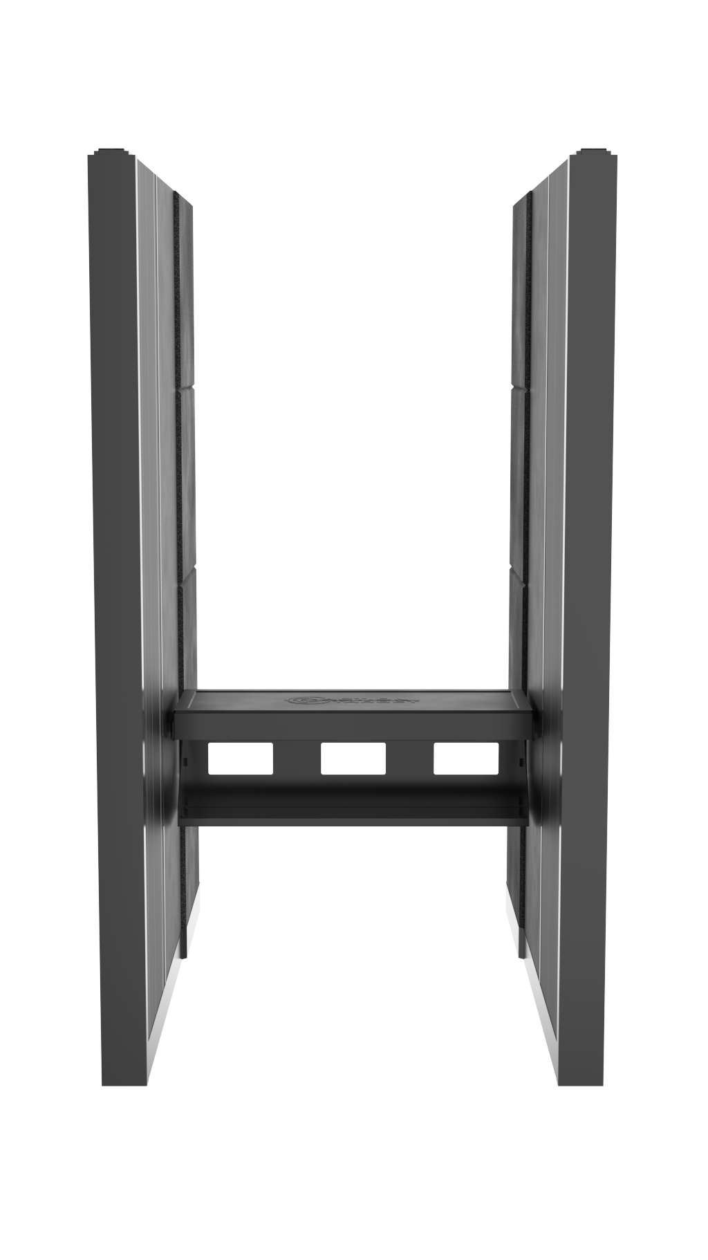 Fixed table with an optional shelf attached