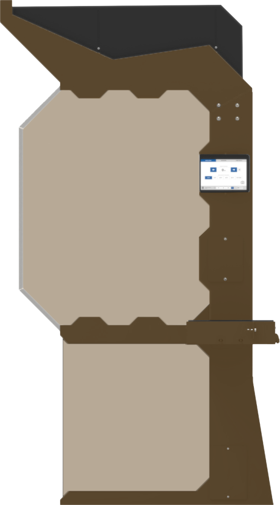 Defender Stall with Mocha color palette