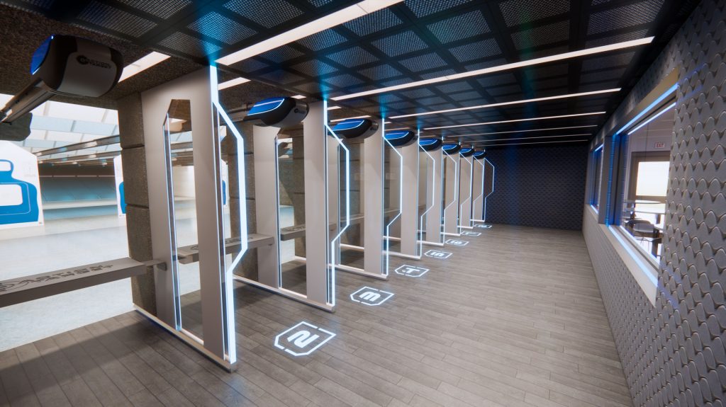 Citadel Series Shooting Stalls in a rendered range