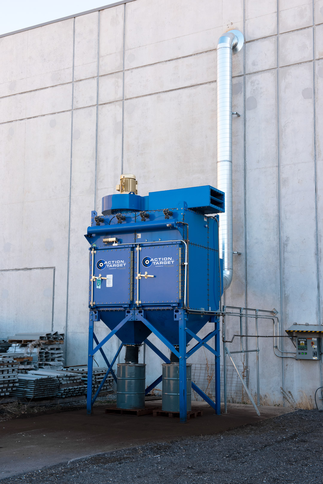 Dust Collection Unit for a Total Containment Trap