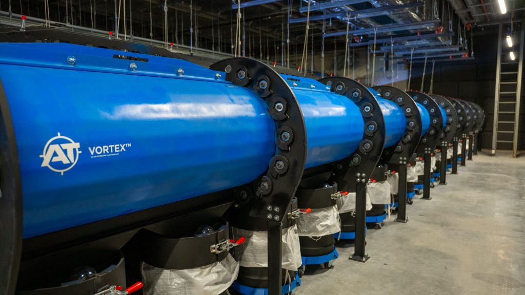 The Deluxe 20 Bullet Collection System under the Total Containment Trap