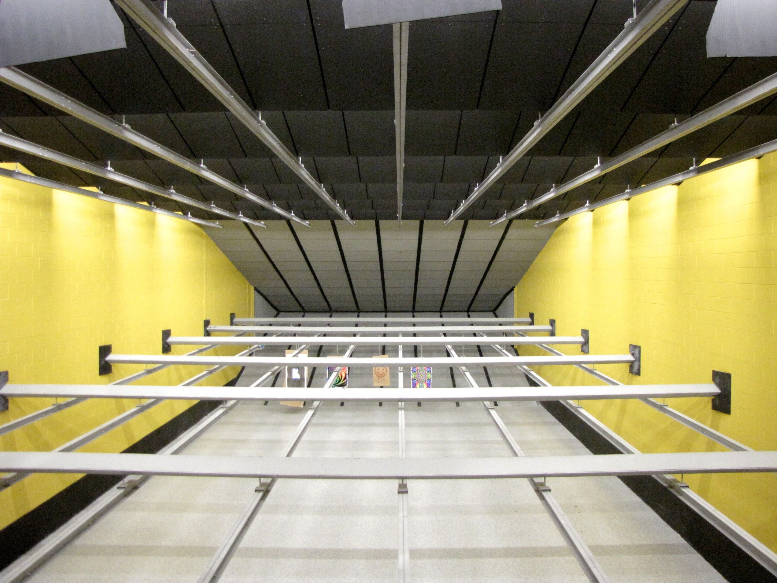 Upper level stall view