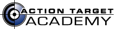 A stylized logo features a target design beside the text "ACTION TARGET ACADEMY."