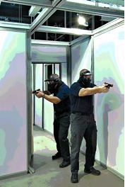 Two Shooters Training in FlexTract Training System