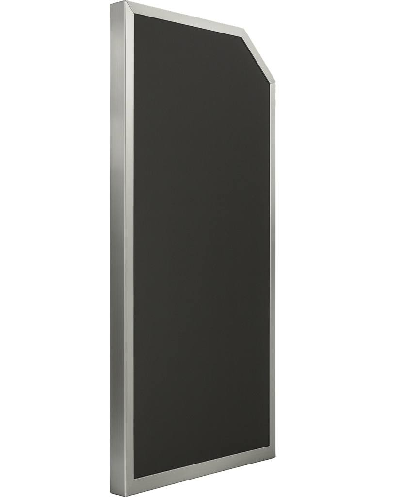 Guardsman Stall in its standard configuration with a stainless steel frame