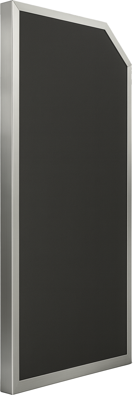 Guardsman Stall in its standard configuration with a stainless steel frame