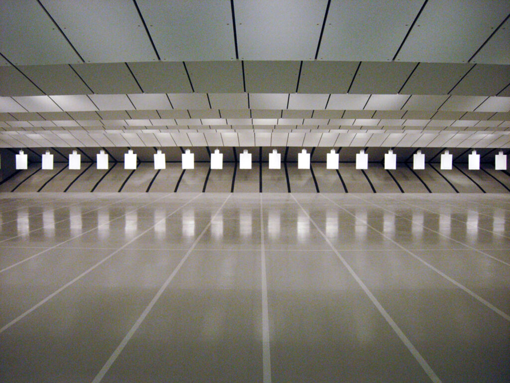 Utah highway patrol indoor shooting range built by action target