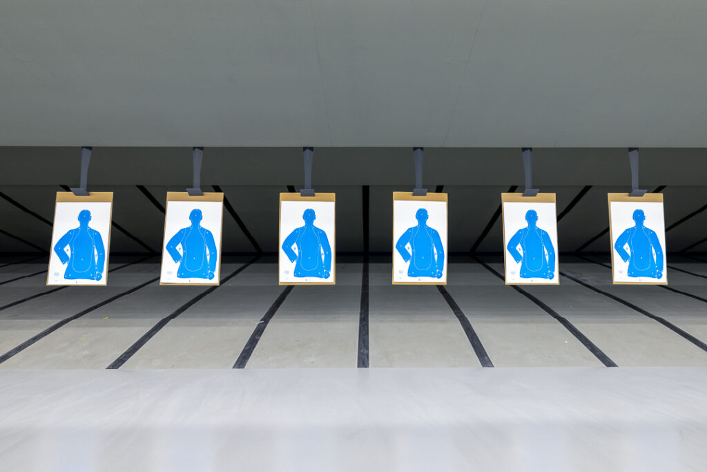 turning target system in broward county shooting range