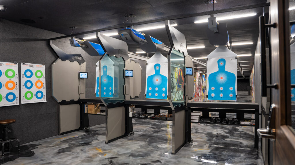 Three stall home shooting range in Arizona
