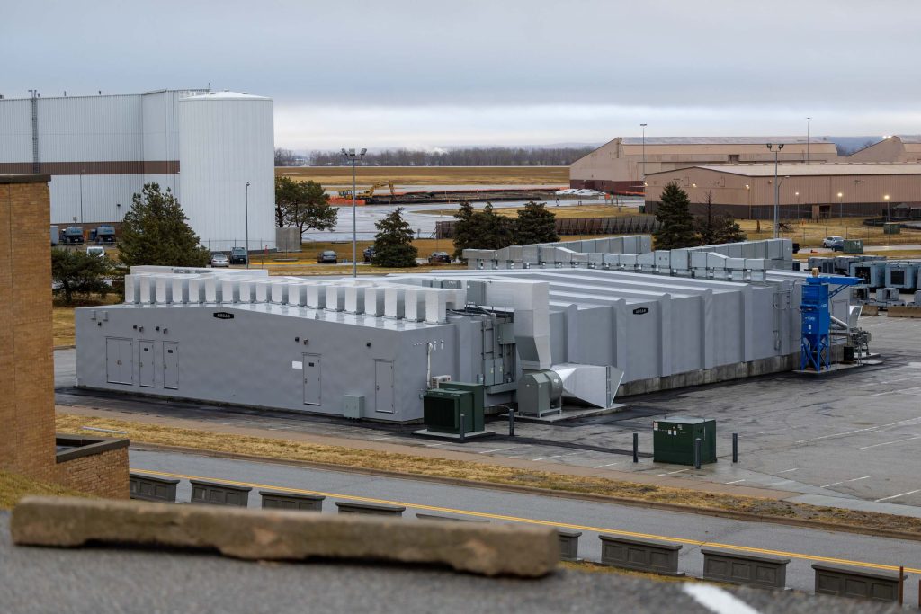 Modular shooting range on a large plot of land