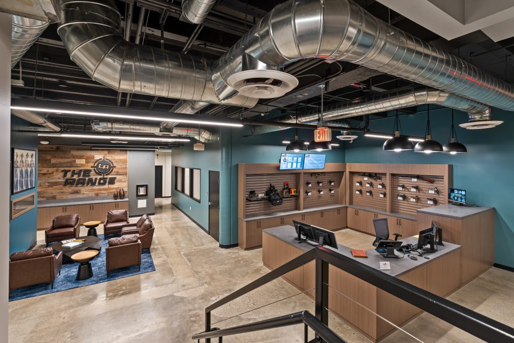Missouri commercial shooting range lobby