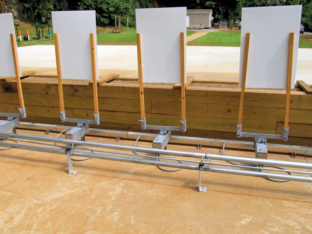 Back side of power90 in outdoor range