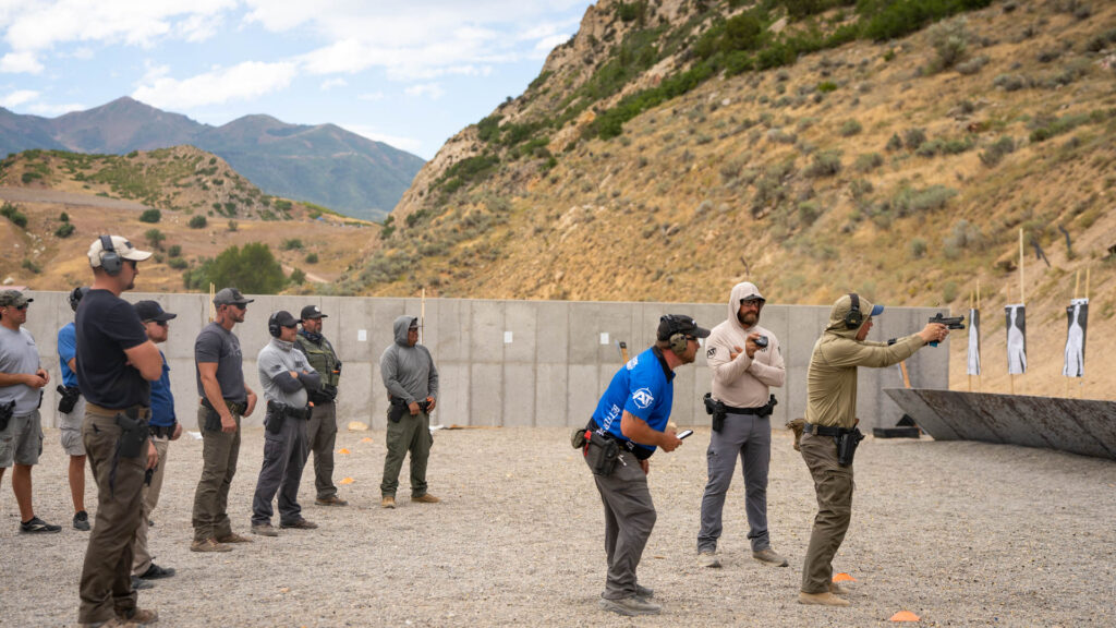 Law enforcement instructors giving instruction to LETC 205 attendees.